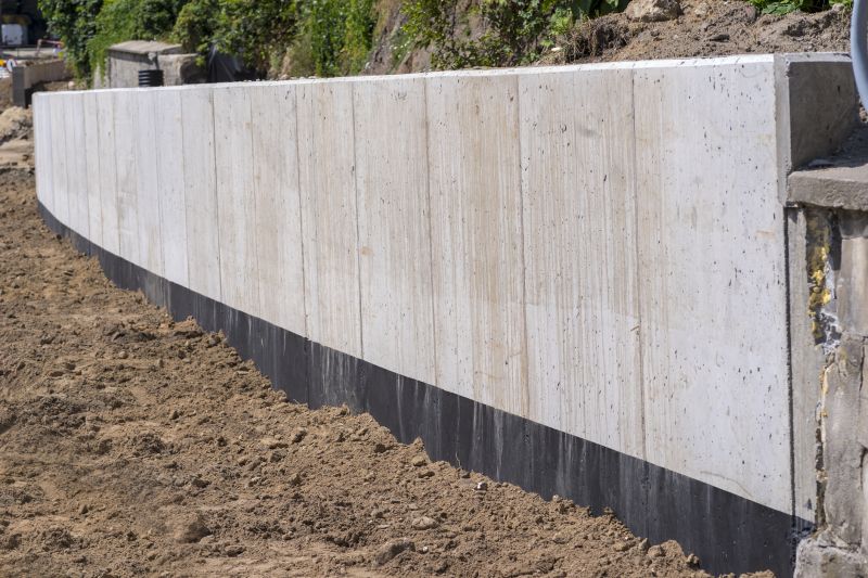 Concrete Retaining Walls Construction