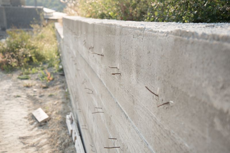 Concrete Retaining Walls Construction detail