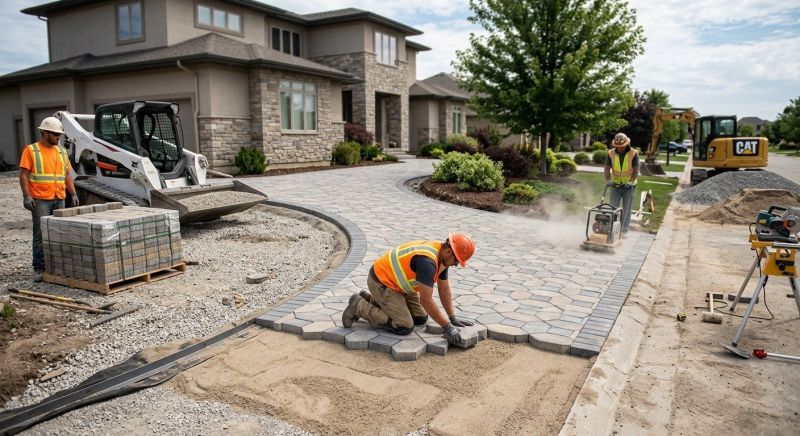 Paver Driveway Installation in Ogden, UT